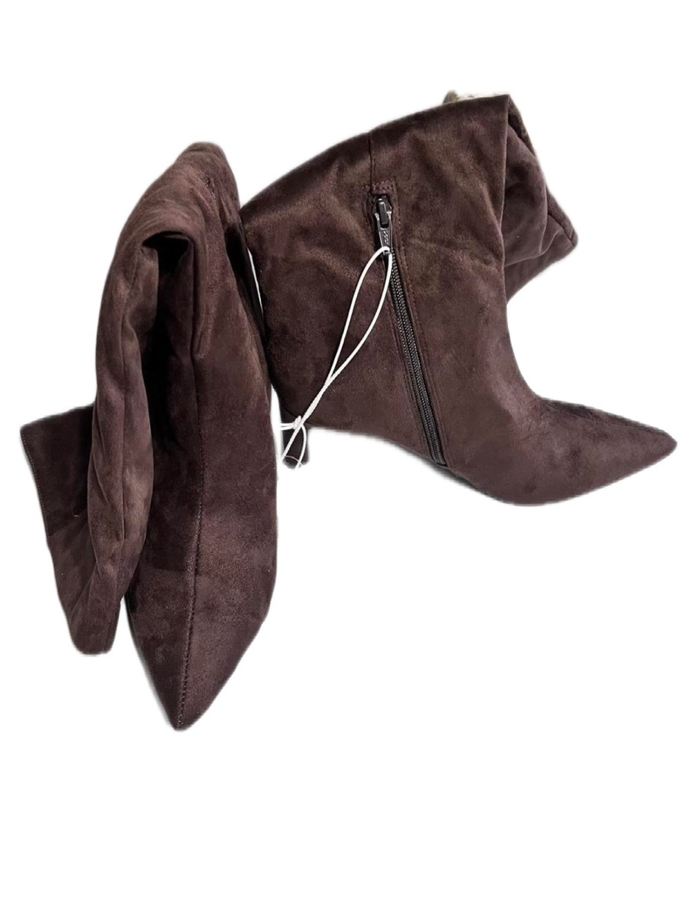 Pointed Toe Brown Suede Ankle Boots new with tags size 7